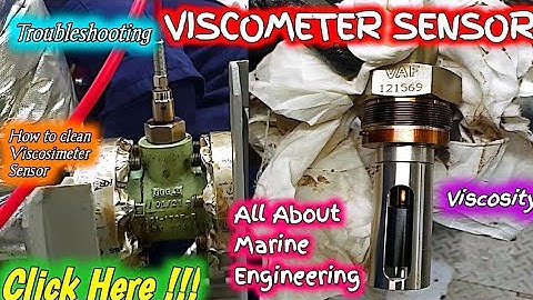 TROUBLESHOOTING VISCOSIMETER SENSOR PROBLEM