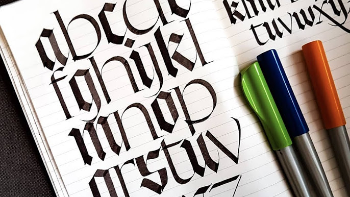 How to write Calligraphy Masters with Pilot Parallel pen by Mateusz  Wolski/WLK 