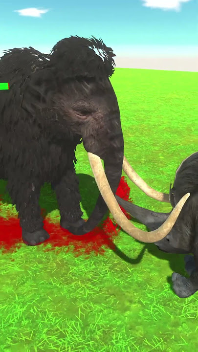 WOOLLY RHINO VS WOOLLY MAMMOTH - NEW ARBS UNITS - Animal Revolt Battle Simulator