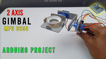2 Axis Gimbal with Arduino and MPU6050. How to make Gimbal #raminventedtech #gimbal #arduinoproject