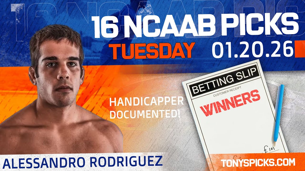 NCAAB Picks and Predictions, Tuesday 1/20/26 | The Look Ahead Show