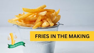 Fries in the making
