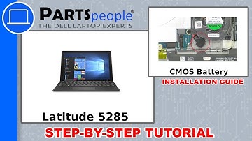 Dell Latitude 5285 (T17G001) CMOS Battery How-To Video Tutorial