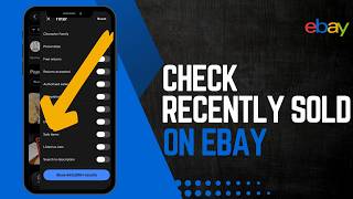 How To Check Recently Sold On eBay