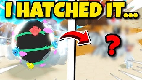 I ACTUALLY HATCHED IT... (Bubble Gum Simulator INFINITY)