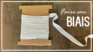 Leçon Couture n°12 - Faire du biais maison avec des chutes de tissu | Cecile