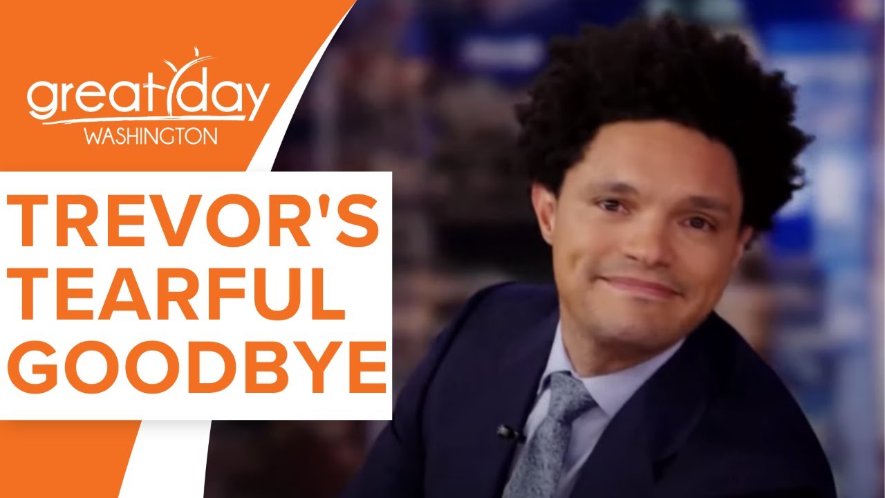 ⁣Trevor Noah gives one last tearful goodbye to The Daily Show