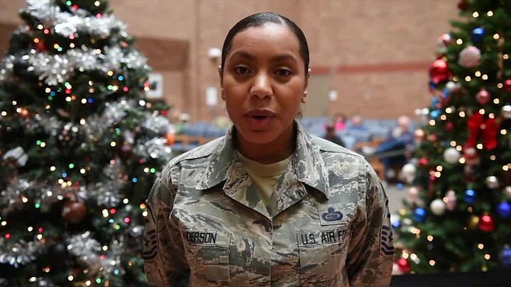 Holiday greeting from MSgt. Sheila Anderson