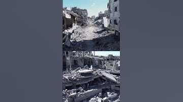 Aerial footage shows widespread destruction in Gaza after ceasefire