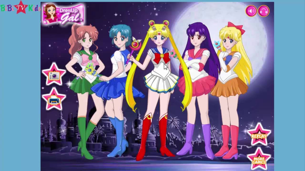 Game Tô Màu Thủy Thủ Mặt Trăng | Princess Coloring Pages | Coloring Sailor  Moon | 197 - Youtube