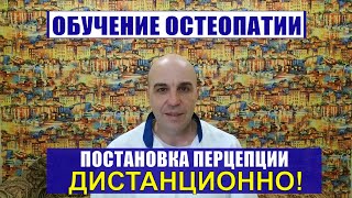 Уроки остеопатии Дистанционная постановка перцепции и диагностики