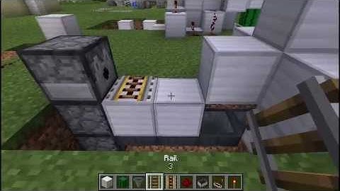 Minecraft Tutorial: Compact Minecart Station