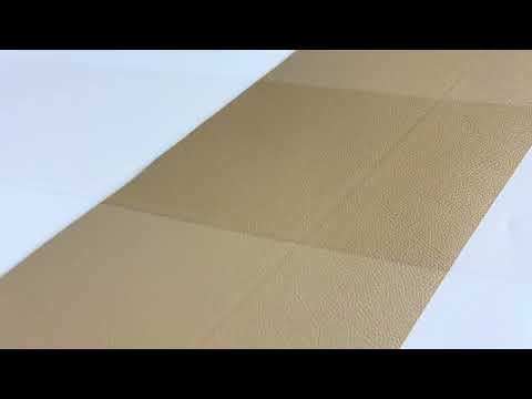 Шкірзамінник для обшивки сидінь дверних карт SHZ283 Polisoft паралон войлок 7 мм 140 см м2 Бежевий, видео 1