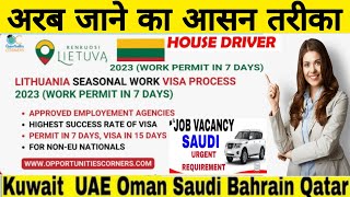 Lithuania work permit visa 2023|uk work visa|Saudi jobs vacancy today|Qatar jobs vacancy today