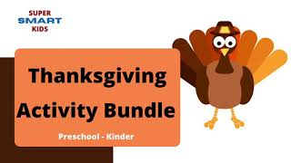 Thanksgiving Activity Bundle