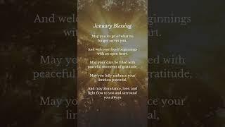January Blessing