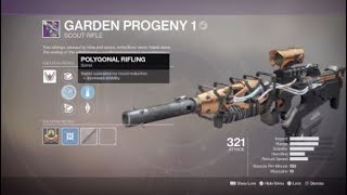 Garden Progeny 1 Destiny 2 Weapon Review