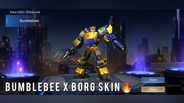Finally I got the Bumblebee X borg skin🔥