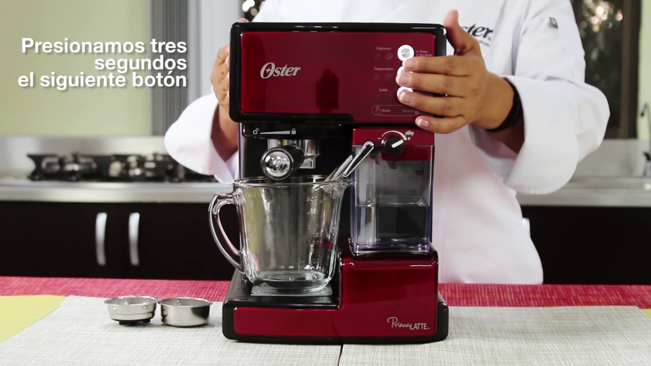 Paso a paso 👉 Cómo preparar tu Cafetera Oster® PrimaLatte™ Touch  BVSTEM6801M antes de su primer uso 