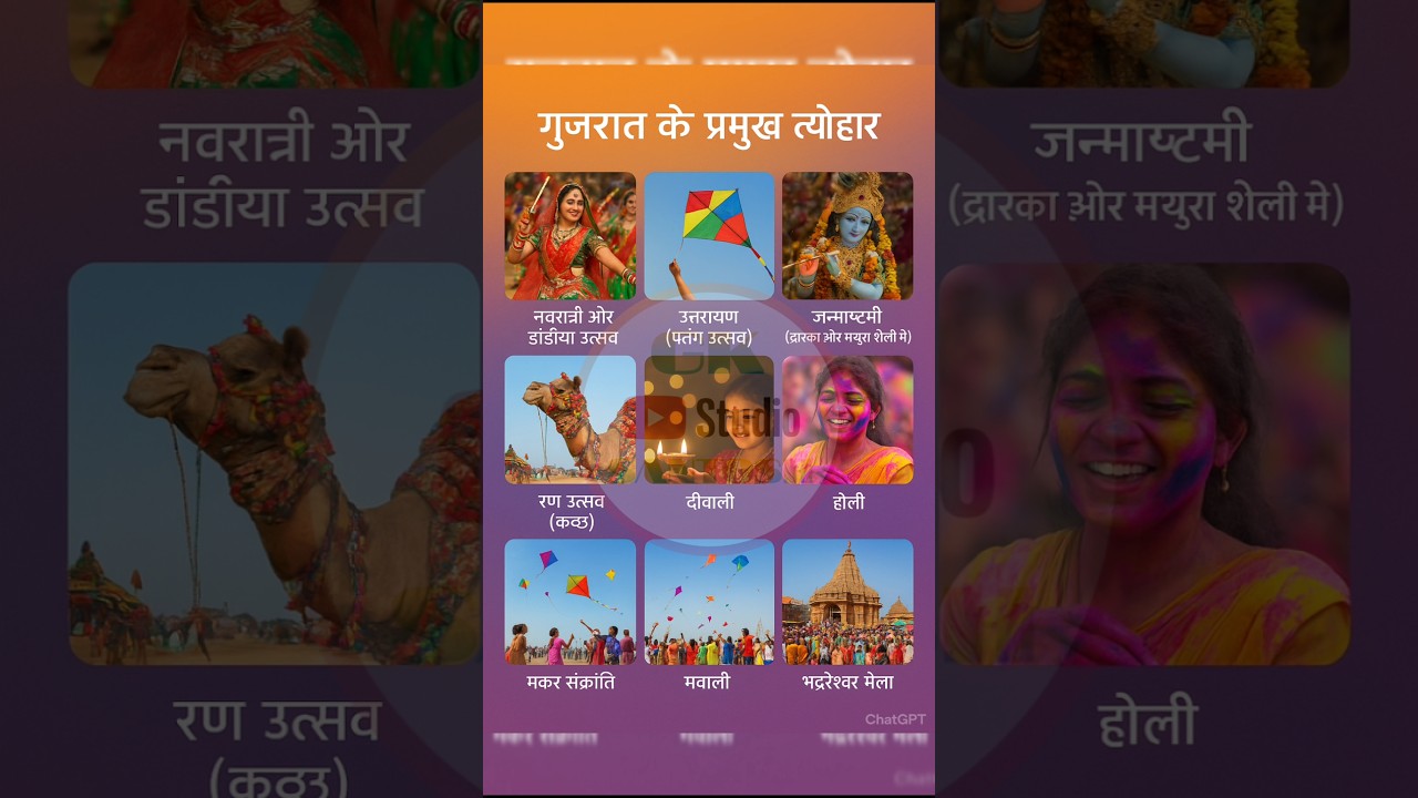 main festival of gujarat || गुजरात का प्रमुख त्यौहार || 