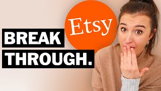 DO THIS to BREAK THROUGH a saturated market on Etsy 💪 | Etsy Shop for Beginners | Etsy 2023