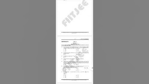 FIITJEE AITS JEE MAINS PART 3 PAPER PDF #fiitjee  #jeemains2023 #mainsquestion #2023 #aits #paper