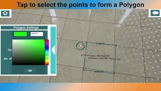 Real Polygon shape objects measurement using ARMath App
