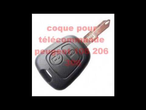 Coque De Clé Télécommande (plip) Pour Peugeot 106 206 306 - Neuf SJ-KEYS - Envoi Rapide