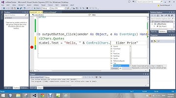 ControlChars Quote   Visual Basic
