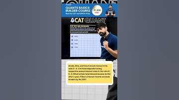 CAT Quant Short Trick: Solve in Seconds, Not Minutes! 🚀🔥