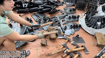 Lò rèn nhíp.. giá chỉ mấy chục.. các bác đã có đủ bộ dụng cụ làm vườn giá rẻ nhất tại lò..