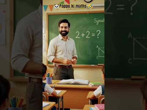 Part 2 chahiye to comment karo 🐼" #shorts #pappu #funnyshorts #ytshorts #ytstudio #trending #school