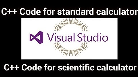 C++ code for both Standard and Scientific Calculator