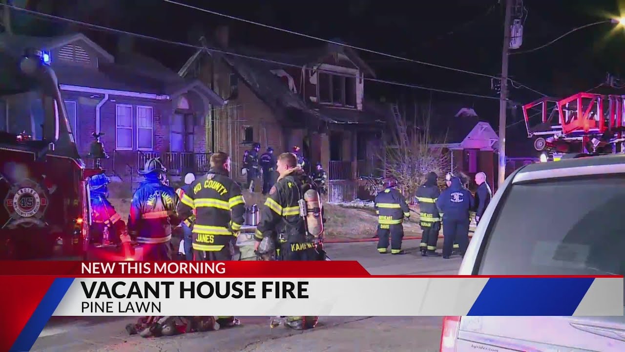 Fire destroys home in Pine Lawn - YouTube