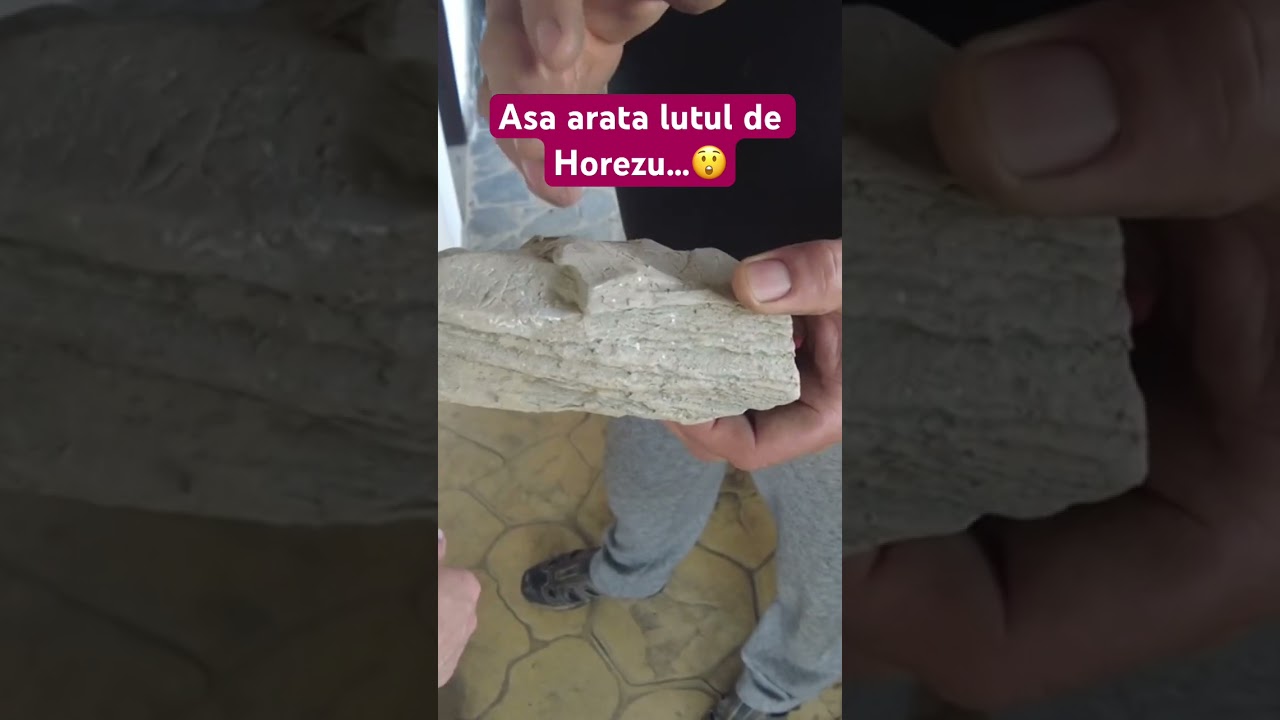 Cum arată lutul din care se face ceramica de Horezu 😮👐