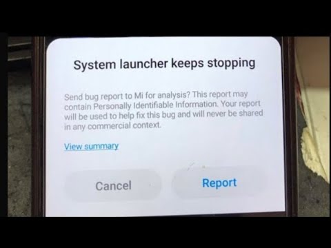 System Launcher stopped Working Error | Quick Solution