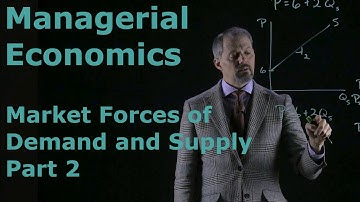 Managerial Economics: The Market Forces of Demand and Supply - Part 2