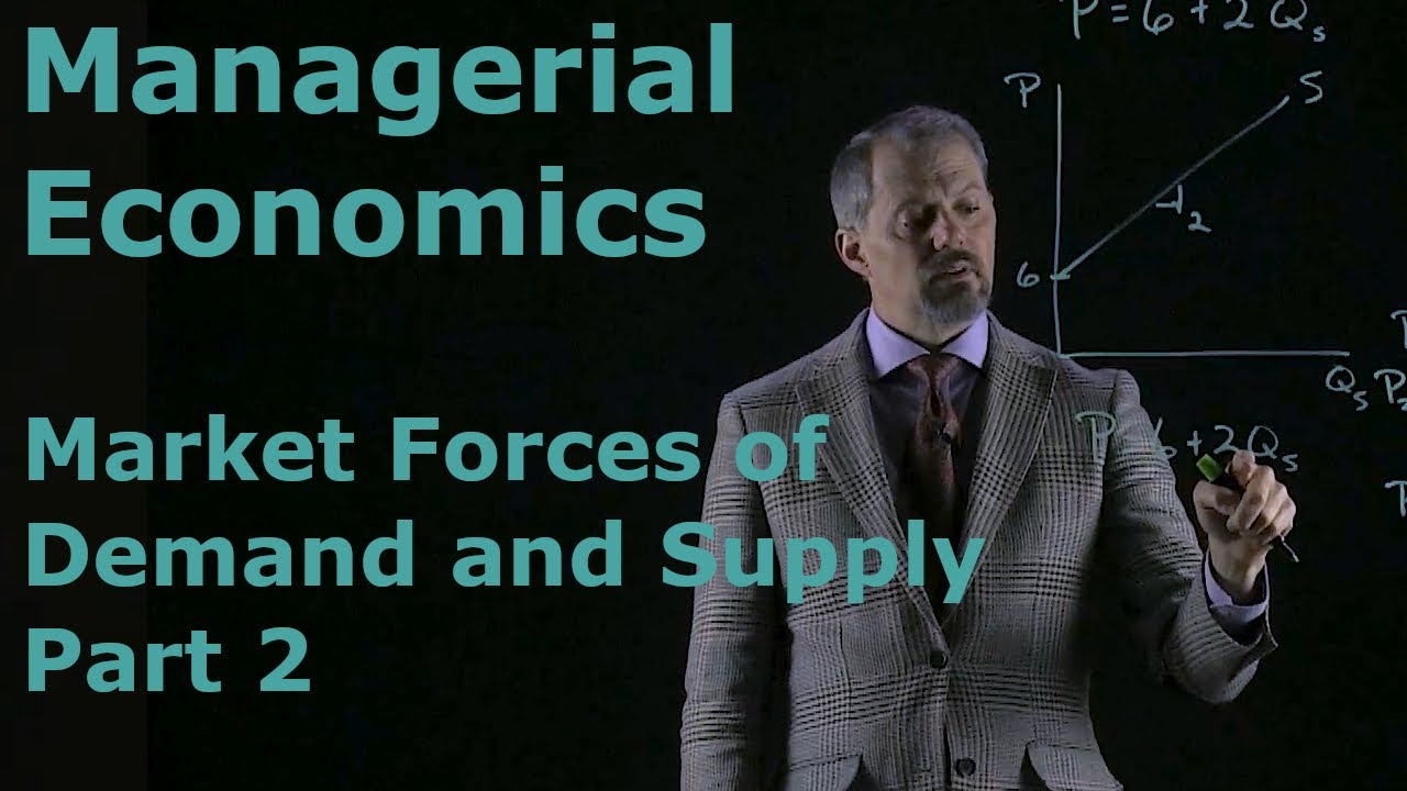 Managerial Economics: The Market Forces of Demand and Supply - Part 2