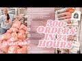 Our small business went viral on tik tok small business studio vlog asmr packing orders