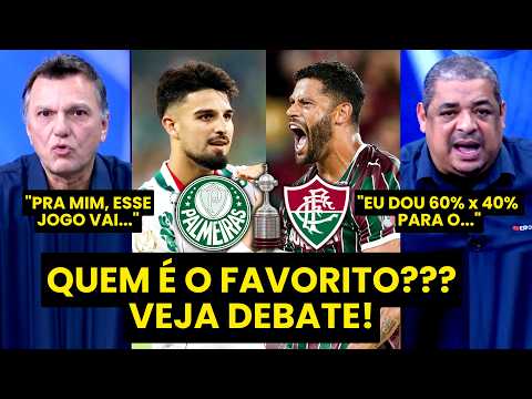 SERÁ??? "EU TE FALO! Pra mim, o PALMEIRAS contra o FLUMINENSE NÃO..." VEJA DEBATE sobre a SEMIFINAL!