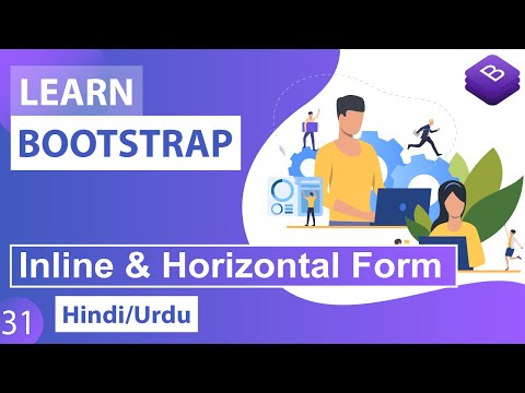 Video: Hoe maak ik een horizontaal formulier in Bootstrap 4?