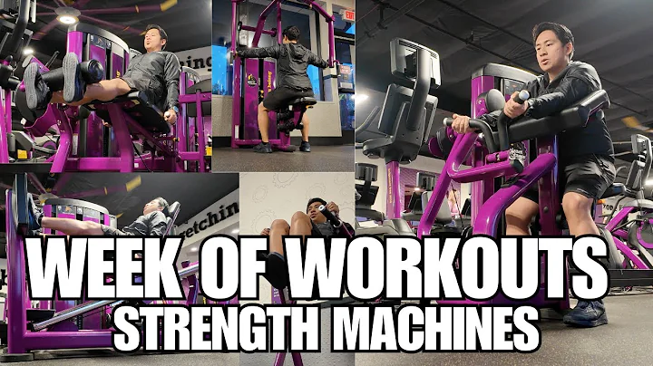 Full Week of Workouts for Beginners at the Gym (STRENGTH TRAINING MACHINES!) thumbnail