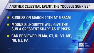 ‘Double sunrise’ will be visible this weekend in Massachusetts