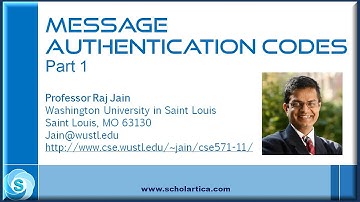 Message Authentication Codes: Part 1