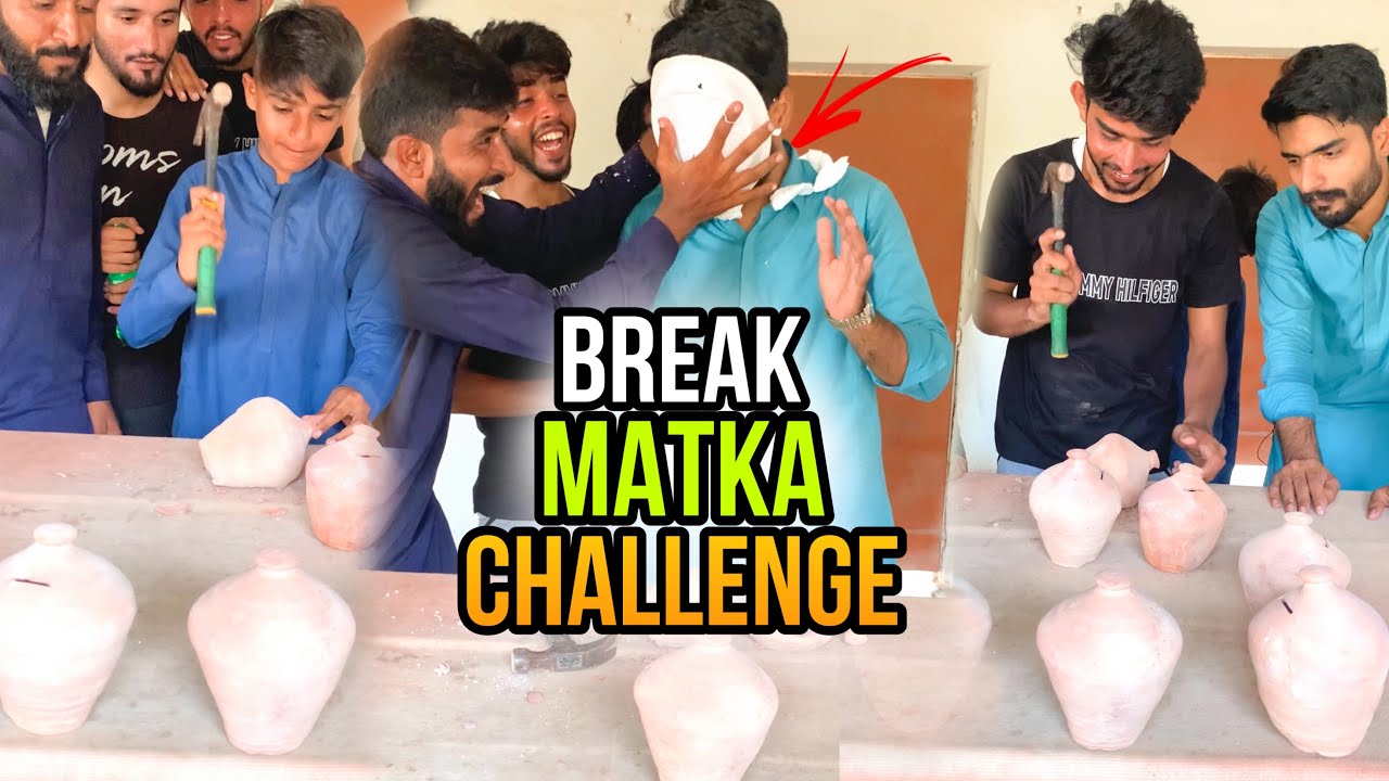 Funny Matka Challenge 🤣 - YouTube
