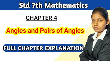 angles and pairs of angles class 7 explanation hindi | Chapter 4 mathematics practice set one shot