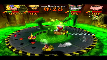 Crash Bash Walkthrough Part 23 (Toxic Dash: Trophy, Gem, Crystal)