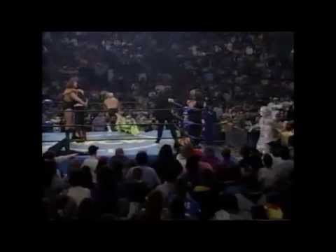 Hulk Hogan vs Giant Halloween Havoc Footage