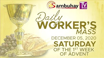 Sambuhay TV Mass | Saturday of the 1st Week of Advent | December 5, 2020