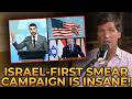 Tucker Carlson MOCKS the Israel-First Smear Campaign and Iran War FERVOR